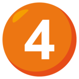 Digit Four on JoyPixels 3.1